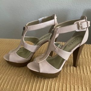 Guess heels, blush pink, size 7
